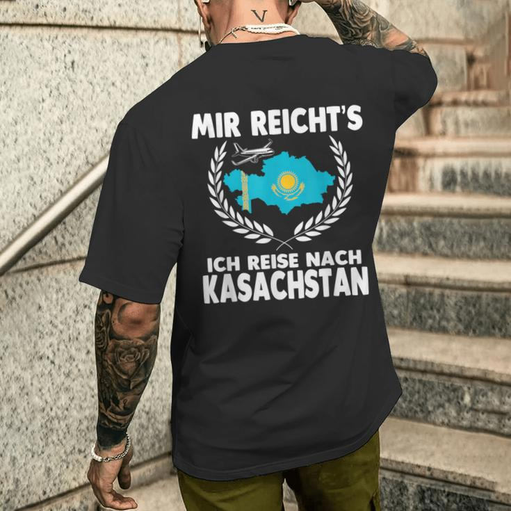 Mir Reichts Ich Reise Nach Kazakhstan T-Shirt mit Rückendruck Geschenke für Ihn