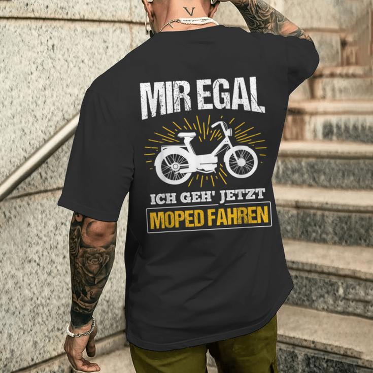 Moped Ich Geh' Jetzt Moped Fahren Ich Geh' Jetzt Moped F S T-Shirt mit Rückendruck Geschenke für Ihn