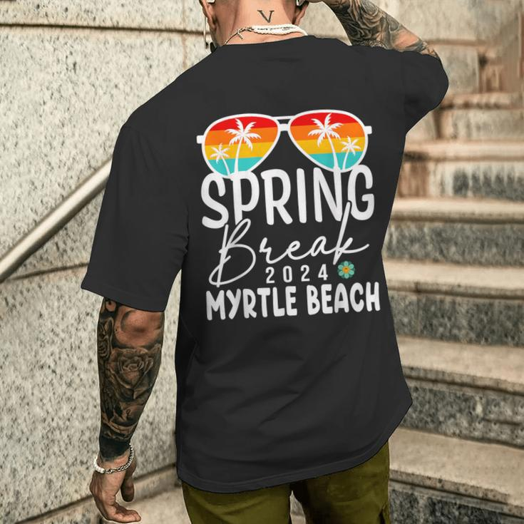 Myrtle Beach Spring Break 2024 Vacation Men's T-shirt Back Print Gifts for Him