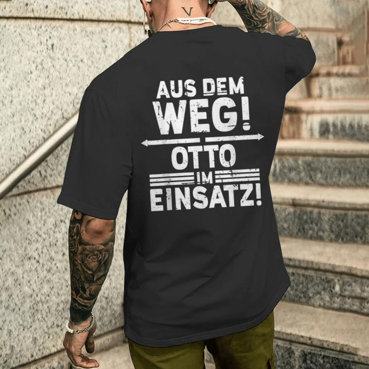 Name Otto Otto In Use T-Shirt mit Rückendruck Geschenke für Ihn