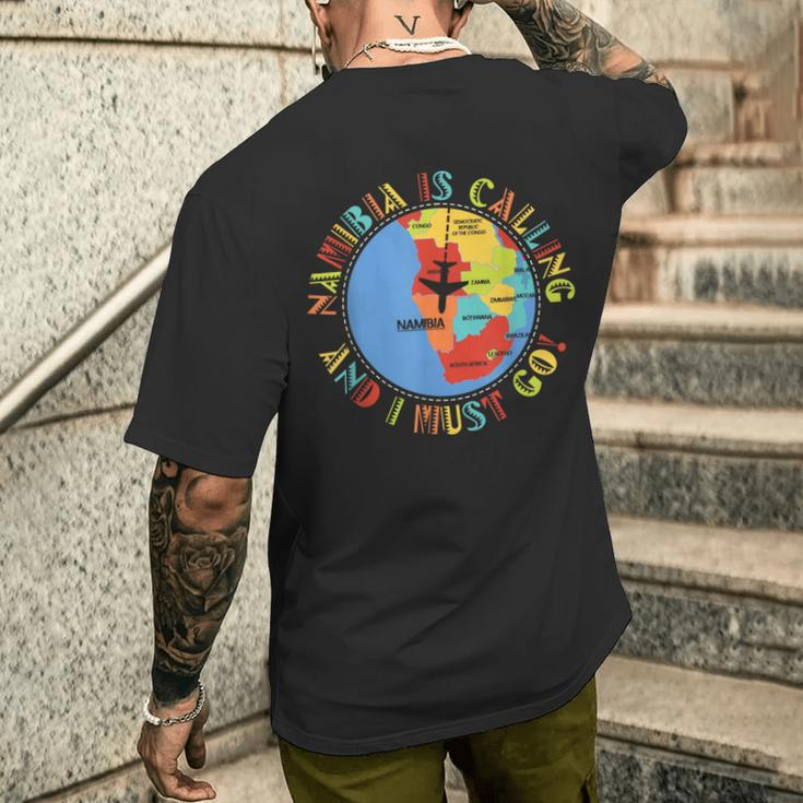 Namibia Ruft Und Ich Muss Gehen Namibia Africa S T-Shirt mit Rückendruck Geschenke für Ihn