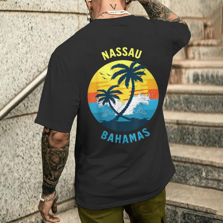 Nassau Bahamas Souvenir Men's T-shirt Back Print Gifts for Him