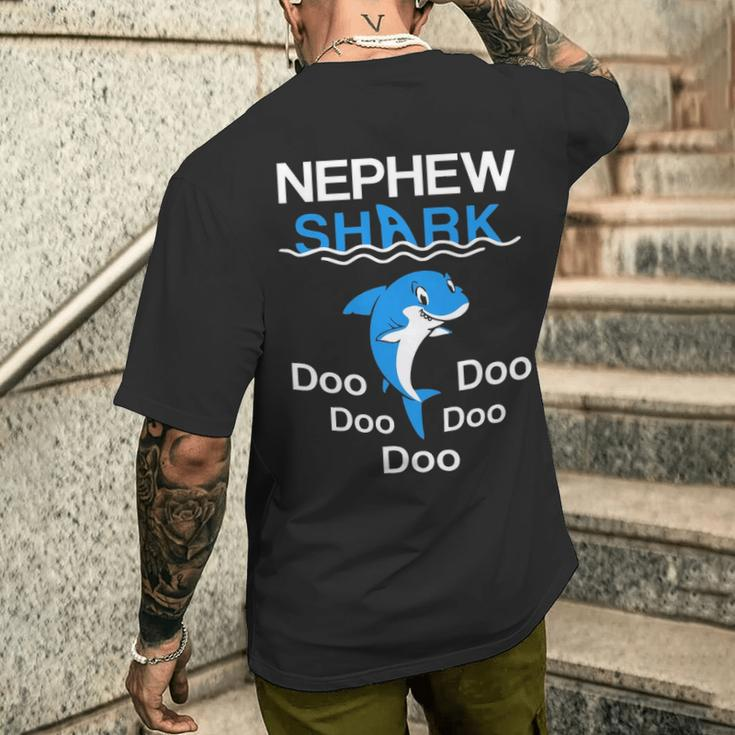 Nephew Shark Men's T-shirt Back Print Gifts for Him