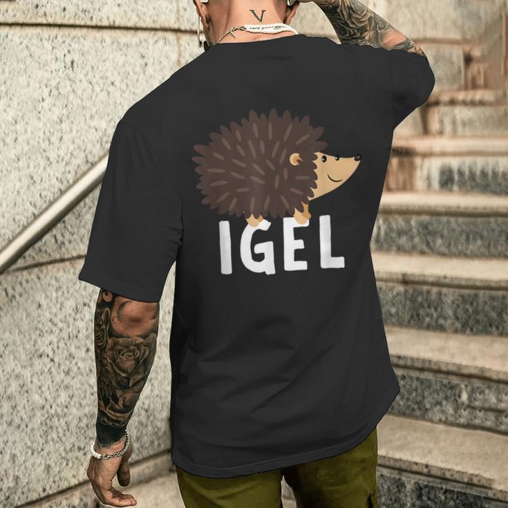 Nettes Igel Geschenk Für Jungen Oder Mädchen T-Shirt mit Rückendruck Geschenke für Ihn