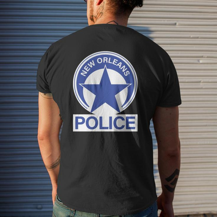 New Orleans Police Department Nopd Mens Back Print T-shirt Gifts for Him