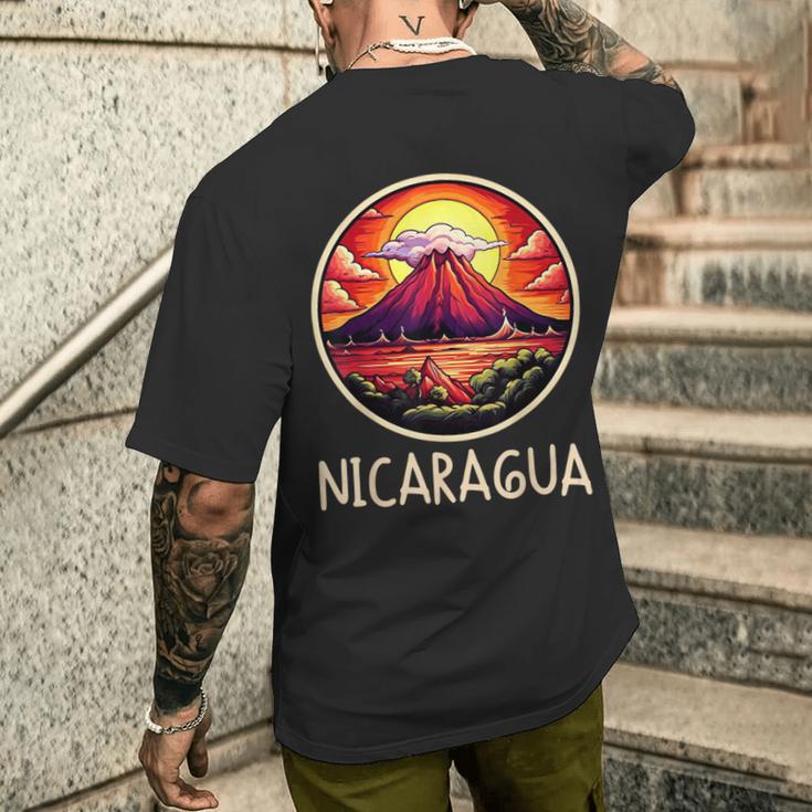 Nicaragua Souvenir Republica De Nicaragua T-Shirt mit Rückendruck Geschenke für Ihn