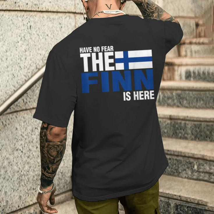 Have No Fear The Finn Is Here Men's T-shirt Back Print Funny Gifts