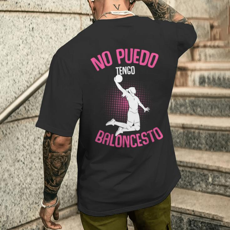 No Puedo Tengo Baloncesto Basket Niña Mujer Camiseta Men's T-shirt Back Print Geschenke für Ihn