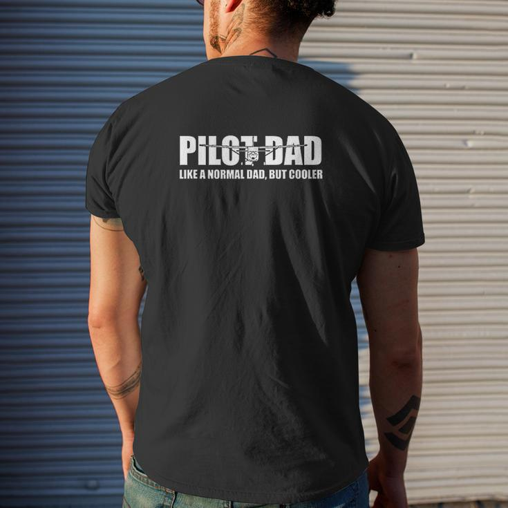 Normal Dad But Cooler Mens Back Print T-shirt Gifts for Him