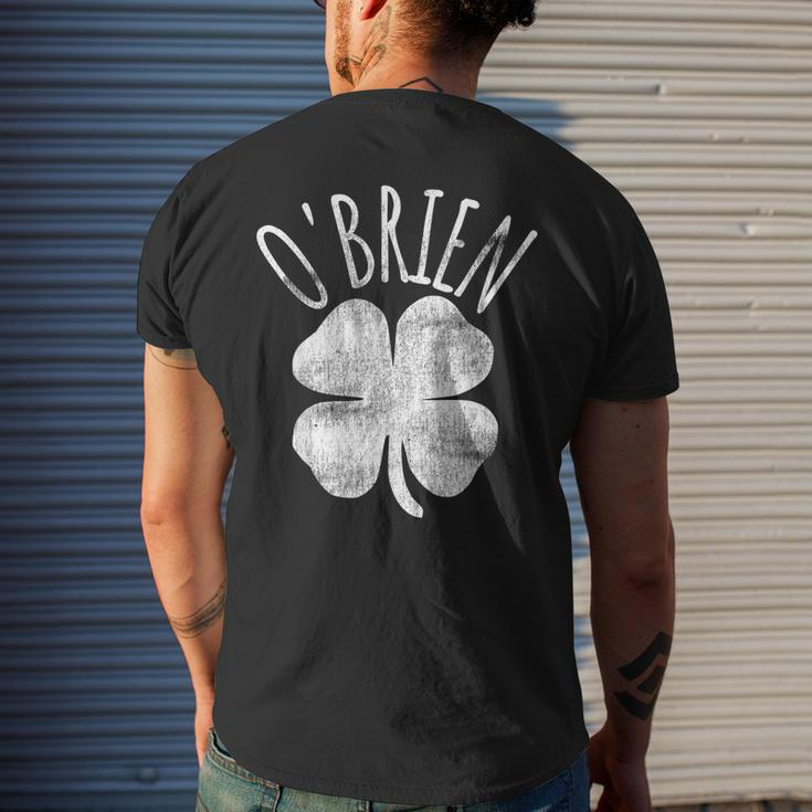 O'brien St Patrick's Day Irish Family Last Name Matching Men's T-shirt Back Print Gifts for Him