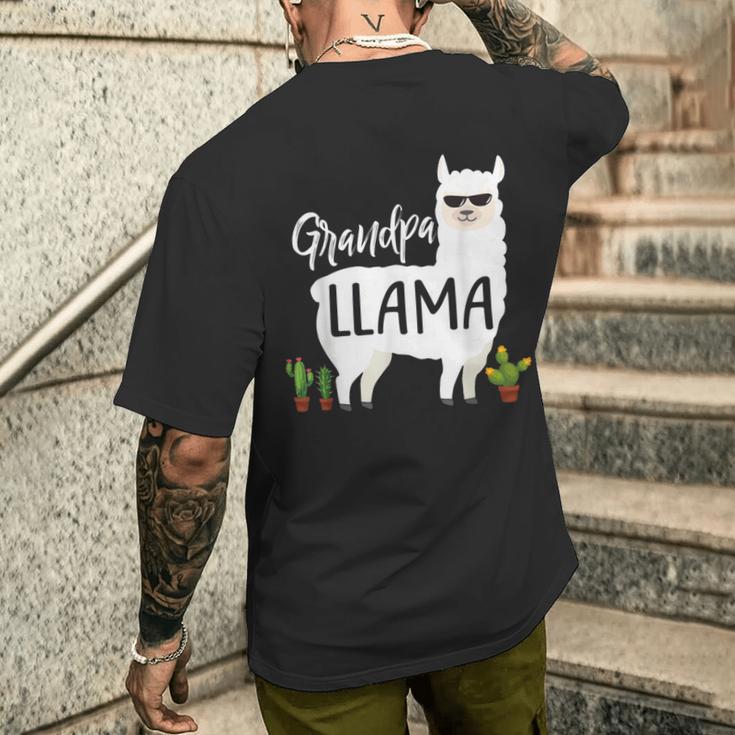 Opa Lama Geschenk Für Männer Papa T-Shirt mit Rückendruck Geschenke für Ihn