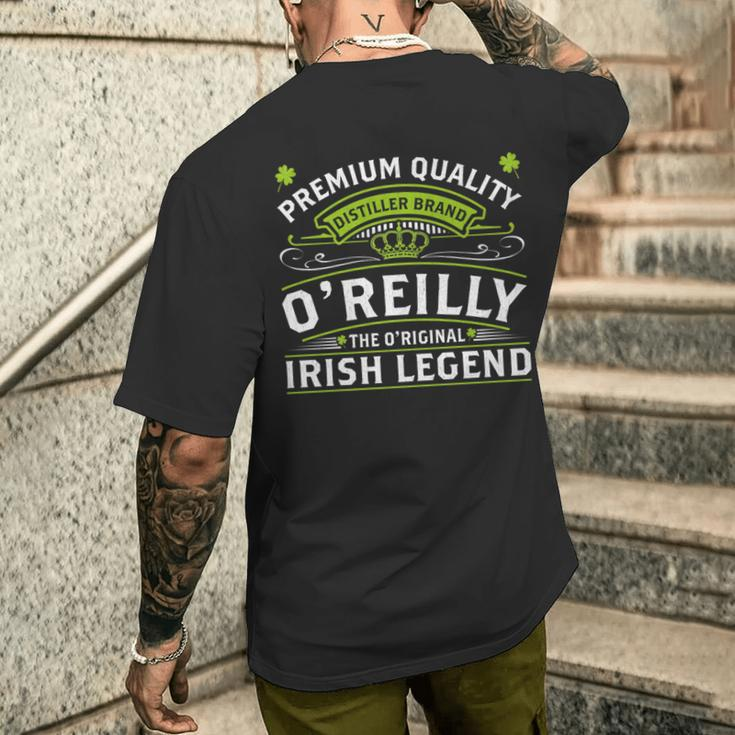 O'reilly The Original Irish Legend Family Name Men's T-shirt Back Print Gifts for Him