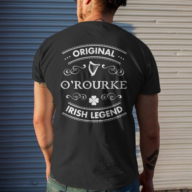 Original Irish Legend O'rourke Irish Family Name Men's T-shirt Back Print Gifts for Him