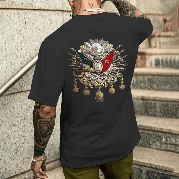 Osmanli Tugra -1453 T-Shirt mit Rückendruck Geschenke für Ihn