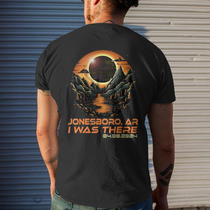 Outdoors Total Solar Eclipse Jonesboro Arkansas Ar Men's T-shirt Back Print Gifts for Him