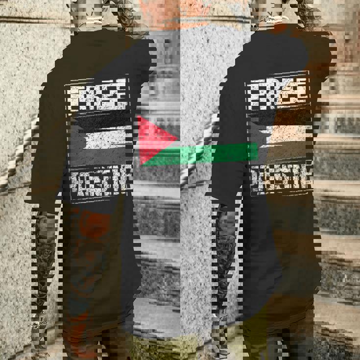 Palestina Bandera Palestina Free Palestine Gaza Sin Mangas Camiseta Hombre Estampado Espalda Regalos para él