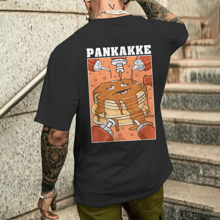 Pankakke Naughty Pancake Bukakke Ecchi Hentai Pun Men's T-shirt Back Print Gifts for Him