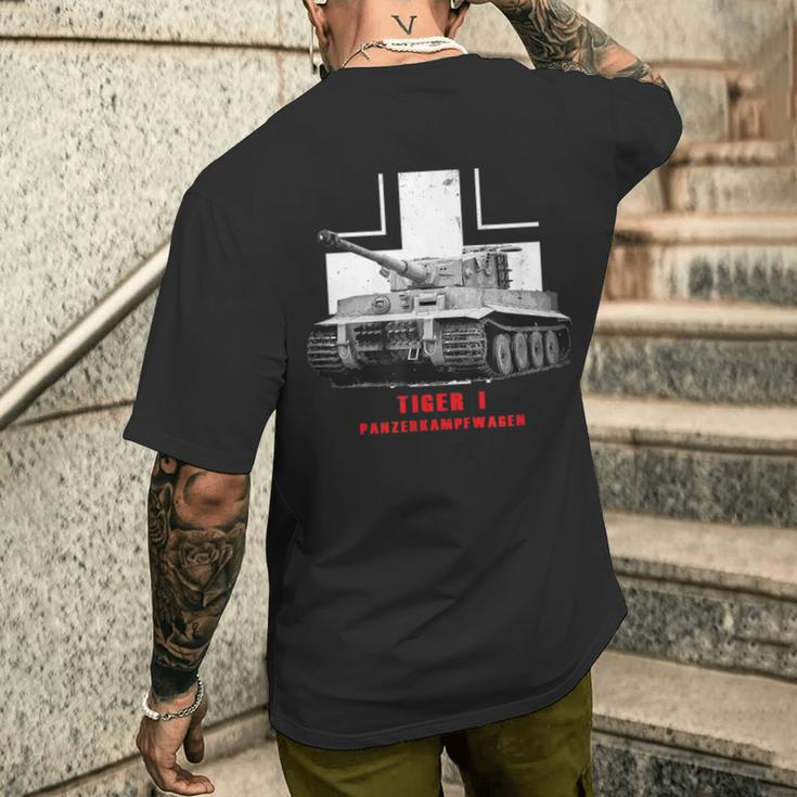 Panzerkampfwagen Tiger I Ww2 Tank T-Shirt mit Rückendruck Geschenke für Ihn