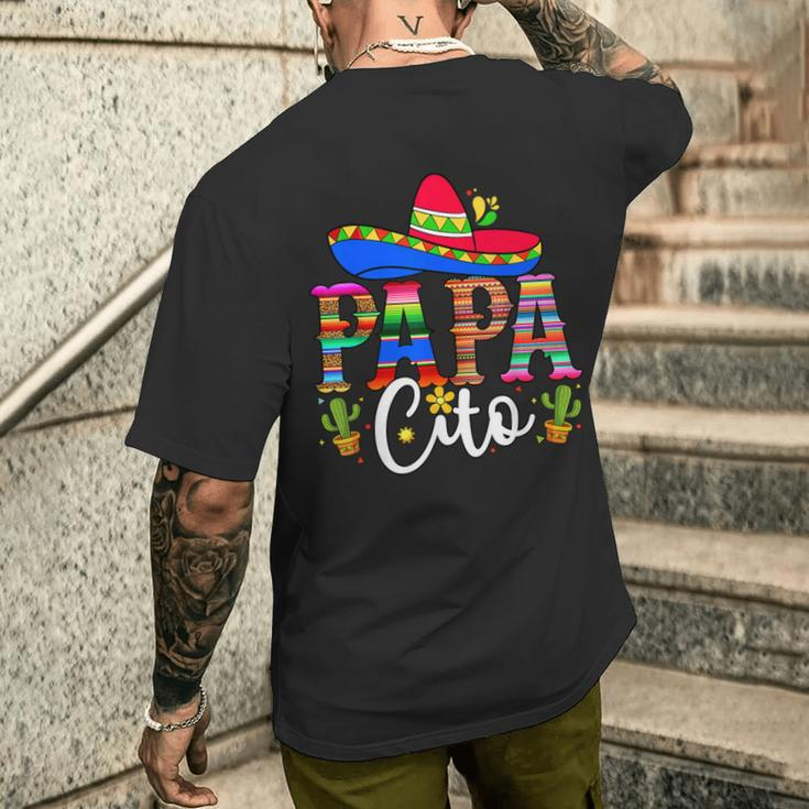 Papa Cito Sombrero Cinco De Mayo Fiesta Mexican 5 De Mayo Men's T-shirt Back Print Gifts for Him