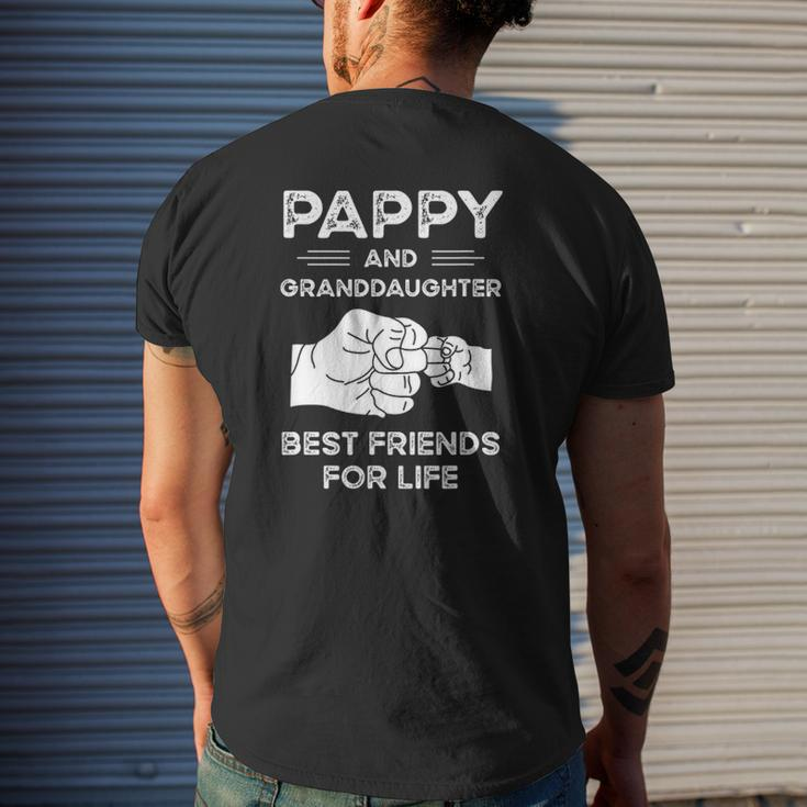 Pappy And Granddaughter Best Friends For Life Matching Mens Back Print T-shirt Gifts for Him