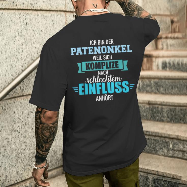 Patenonkel Weil Komplize Nach Bad Influence Anhören T-Shirt mit Rückendruck Geschenke für Ihn