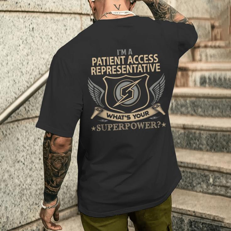 Patient Access Representative Job Men's T-shirt Back Print Funny Gifts