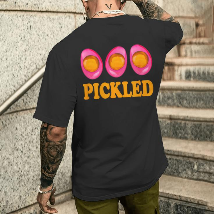 Pickled Eggs Pennsylvania Dutch Family Tradition Egg Recipe Men's T-shirt Back Print Gifts for Him