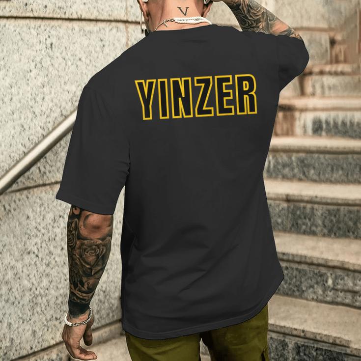 Pittsburgh Sl City Yinzer Pittsburgh Surrounded Jagoffs Men's T-shirt Back Print Funny Gifts