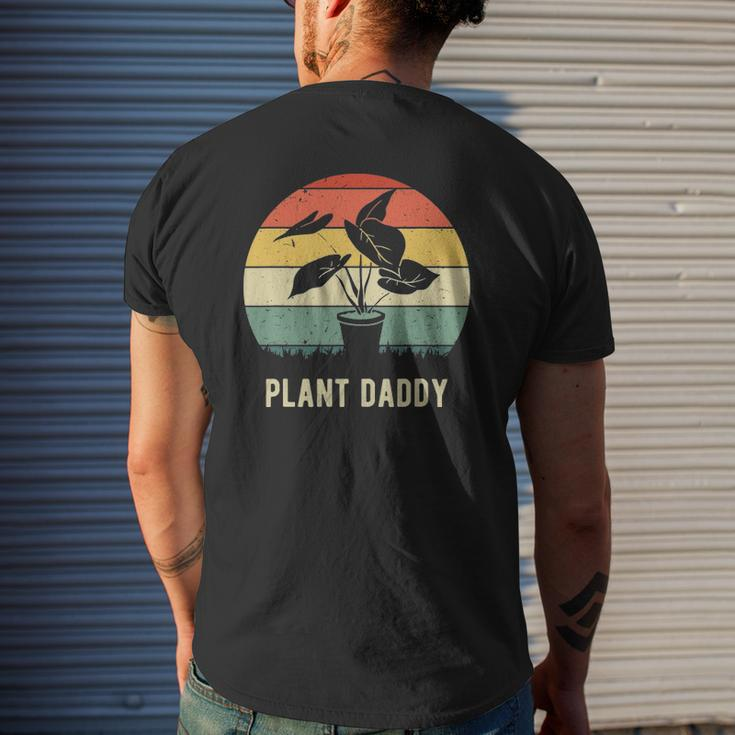 Plant Daddy Nature Botanical Gardener Plant Dad Gardening Mens Back Print T-shirt Gifts for Him