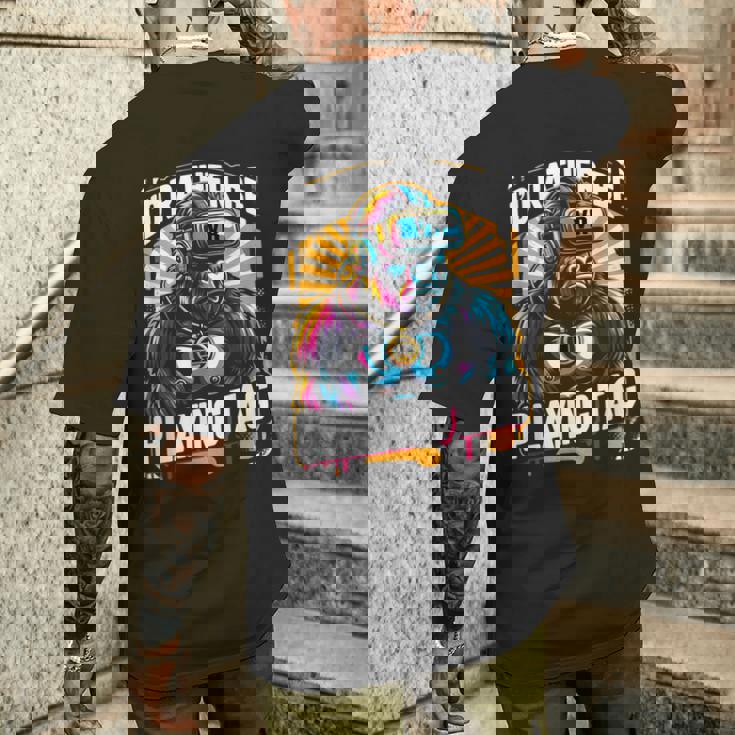 Prefiero Estar Jugando Tag Gorila Mono Tag Gorilar Game Camiseta Hombre Estampado Espalda Regalos para él