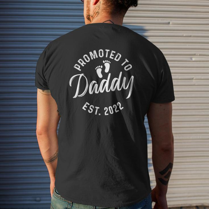 Promoted To Daddy 2022 Pregnancy Best Daddy 2022 Ver2 Mens Back Print T-shirt Gifts for Him