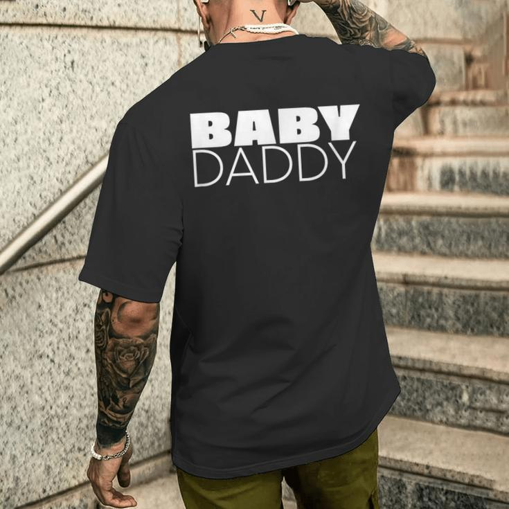 Proud Baby Daddy For Men New Dad Of A Boy Or Girl Men's T-shirt Back Print Gifts for Him