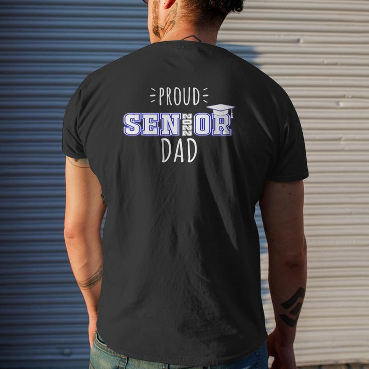 Proud Senior 2022 Dad Family Senior 2022 Dad Mens Back Print T-shirt Gifts for Him