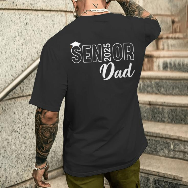Proud Senior Dad 2025 Senior 2025 Dad Class Of 2025 Father Men's T-shirt Back Print Gifts for Him