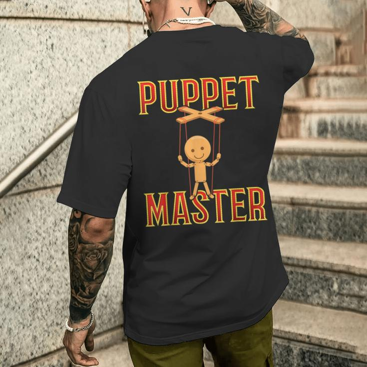 Puppet Master Ventriloquist Puppers Doll Puppet Show Men's T-shirt Back Print Funny Gifts