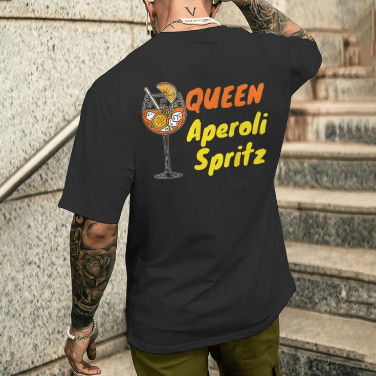 Queen Aperoli Spritz Summer Drink Spritz T-Shirt mit Rückendruck Geschenke für Ihn