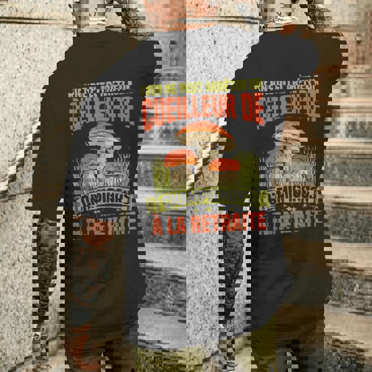 Ramasseur De Cèpes Cueilleur Chasseur De Champignon Cèpes T-shirt imprimé au dos Cadeaux pour lui
