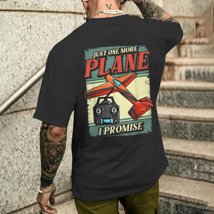 Rc Airplane Hobby Men's T-shirt Back Print Funny Gifts