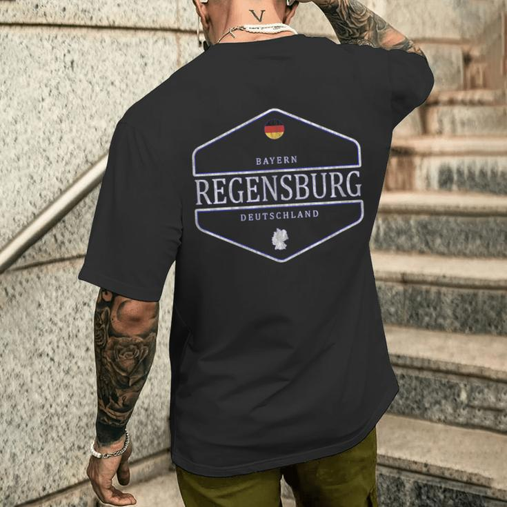 Regensburg Bayern Deutschland Regensburg Deutschland T-Shirt mit Rückendruck Geschenke für Ihn