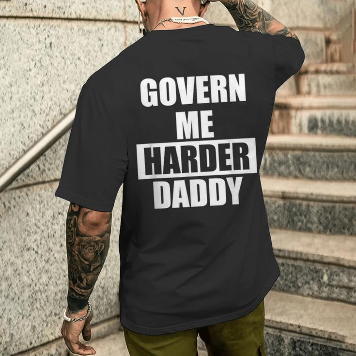 Regiere Mich Härter Papa T-Shirt mit Rückendruck Geschenke für Ihn