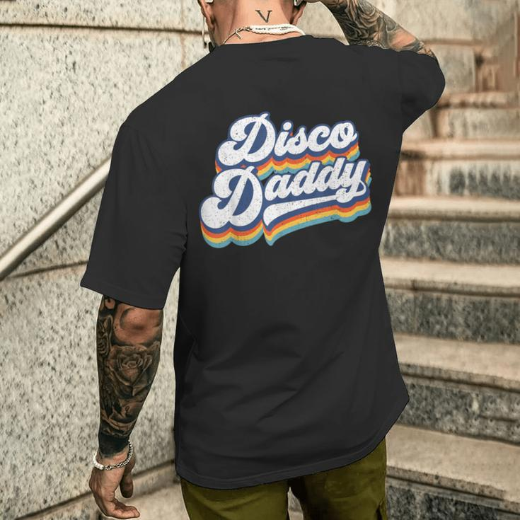 Retro Disco Daddy 60S 70S Party Costume Dad Fathers Day Men's T-shirt Back Print Gifts for Him