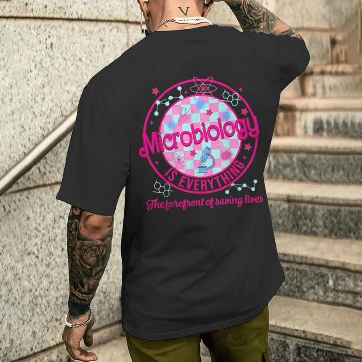 Retro Lab Week 2024 Laboratory Microbiology Team Scientist Men's T-shirt Back Print Gifts for Him