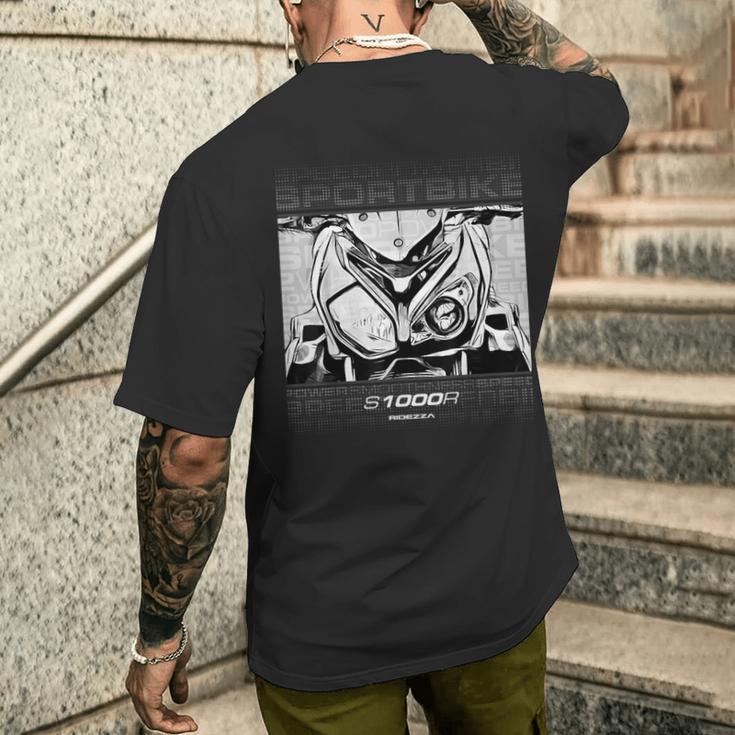 Ridezza S1000r Focus T-Shirt mit Rückendruck Geschenke für Ihn