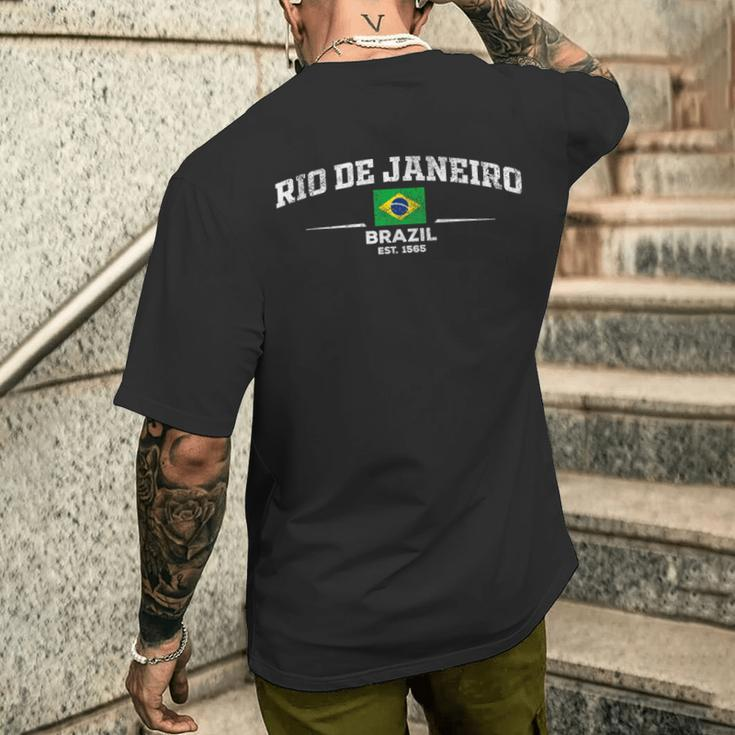 Rio De Janeiro Brazil Brasil T-Shirt mit Rückendruck Geschenke für Ihn