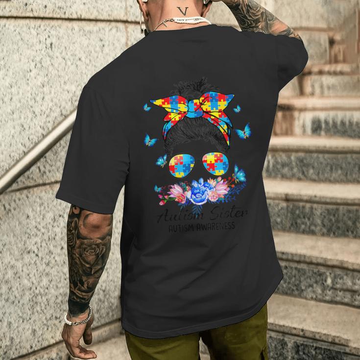 T-shirt Coton Homme Gildan 5000 Autisme Ruban 'pour Ma Petite-fille Autiste' - Neuf Sur Commande Sans étiquette