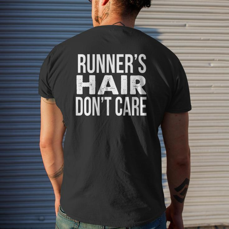 Running Cardio Runner Workout Mens Back Print T-shirt Gifts for Him