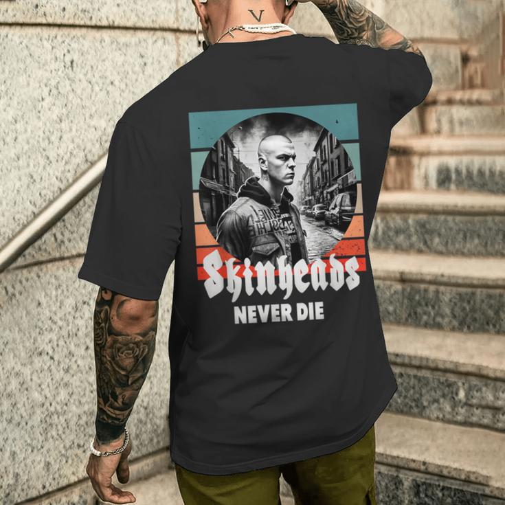 S Never Die Oi Ska T-Shirt mit Rückendruck Geschenke für Ihn