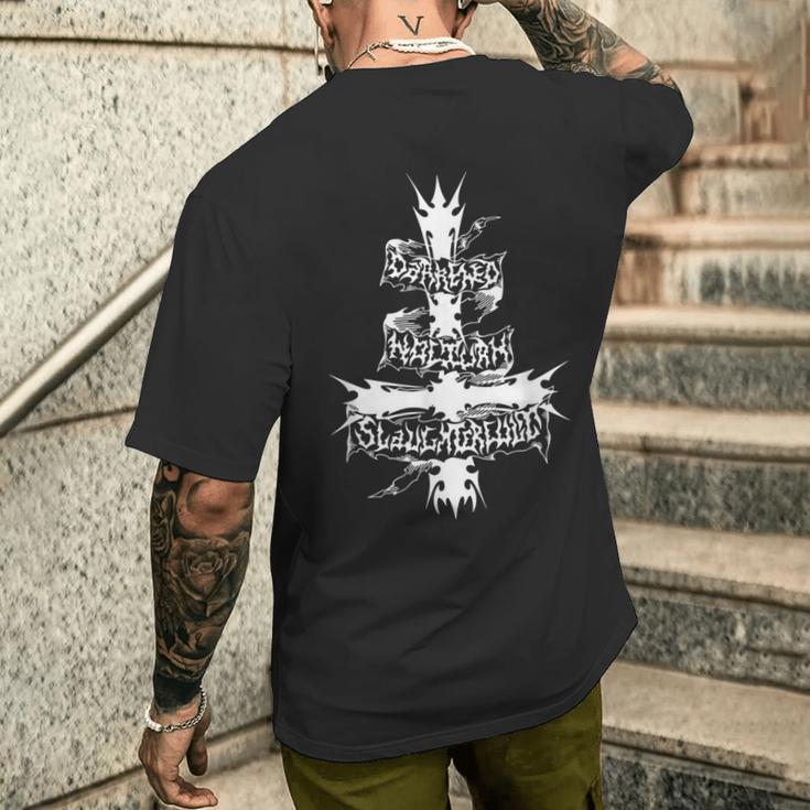Sacrificio Nocturno Oscuro Camiseta Hombre Estampado Espalda Regalos para él