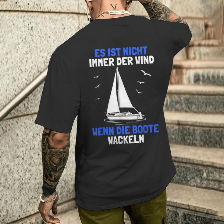 Sailor Nicht Immer der Wind Kurzärmliges Herren-T-Kurzärmliges Herren-T-Shirt, Segler Spruch Geschenke für Ihn