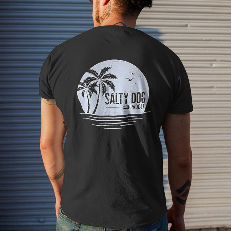 Salty Dog Christmas Dog For Dog Owners Dog Mens Back Print T-shirt Gifts for Him